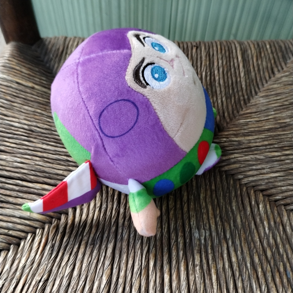 Γ·Cuddle Pal Toy Story Round Huggable Buzz Lightyear 6" Plush Baby Rattle Lovey - Picture 4 of 15